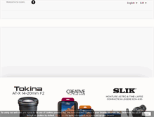 Tablet Screenshot of cokin-filters.com